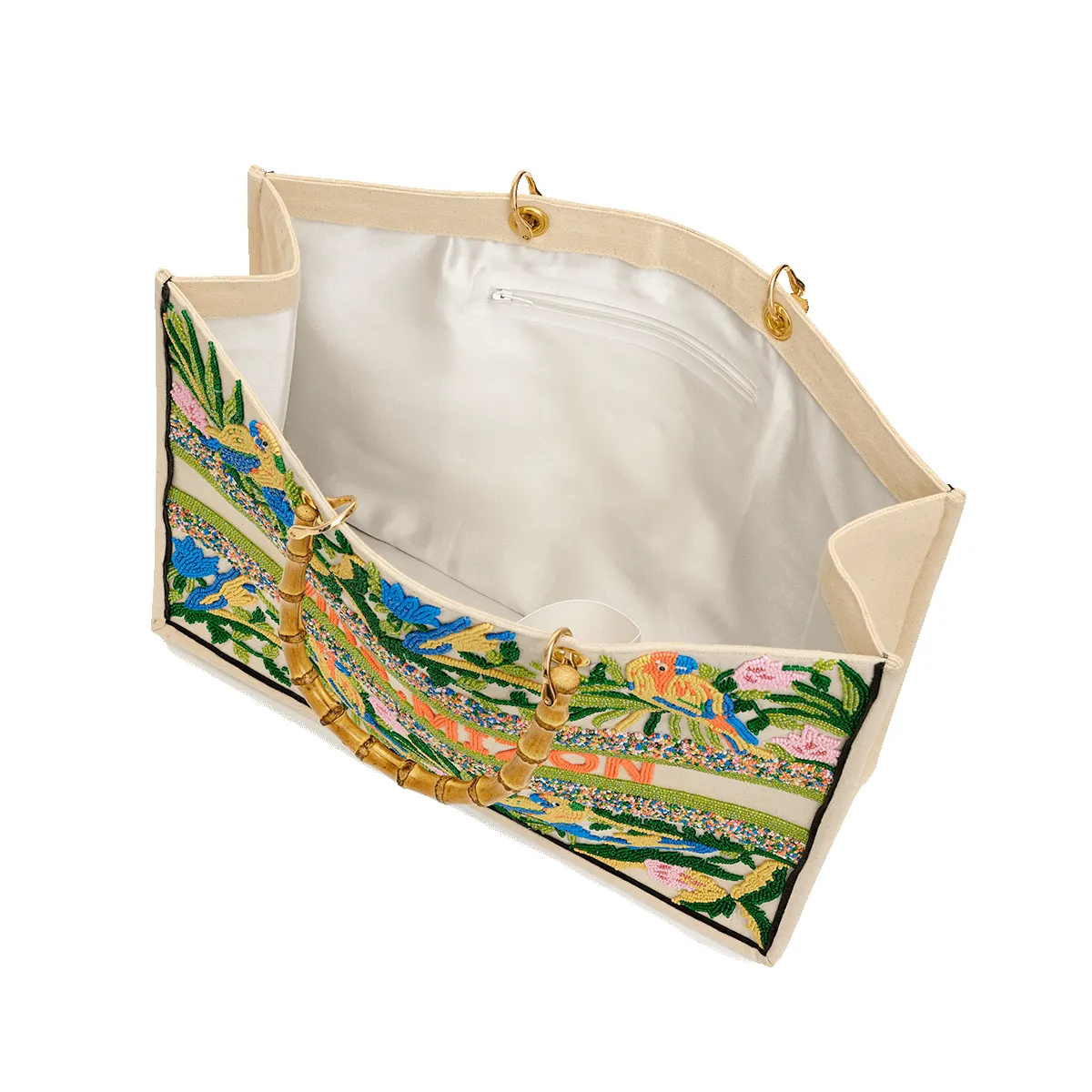 The Juliana Beaded Tote - Lovebirds sold by Lily and Bean product image thumbnail 3