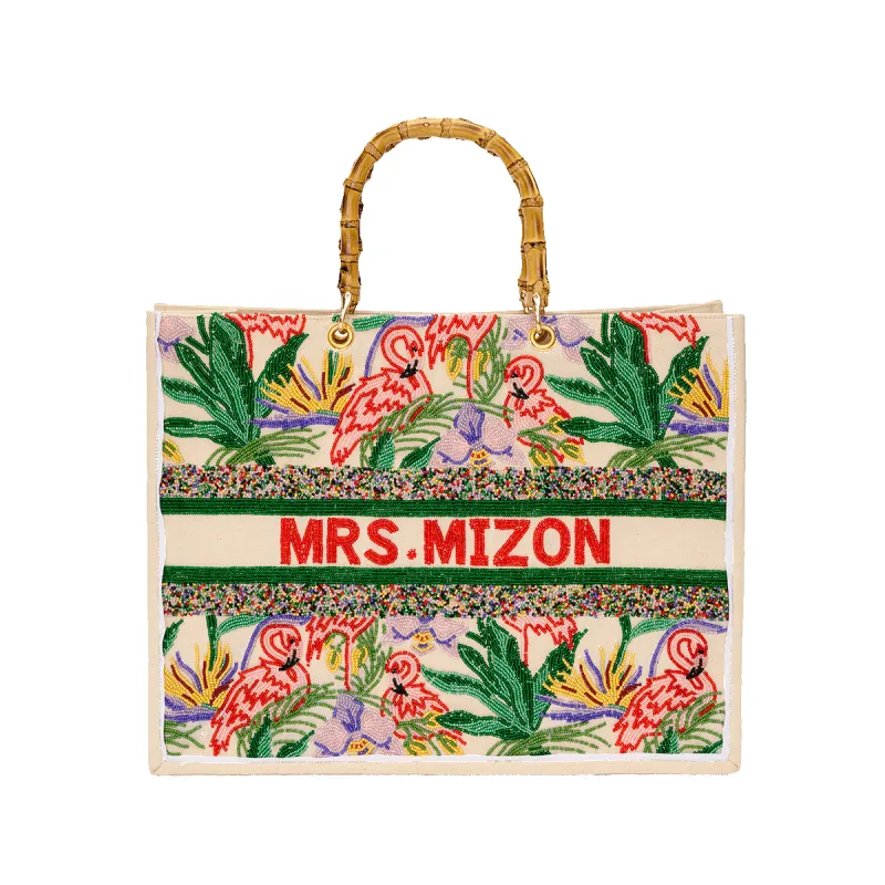 The Juliana Beaded Tote - Chilean made by Lily and Bean