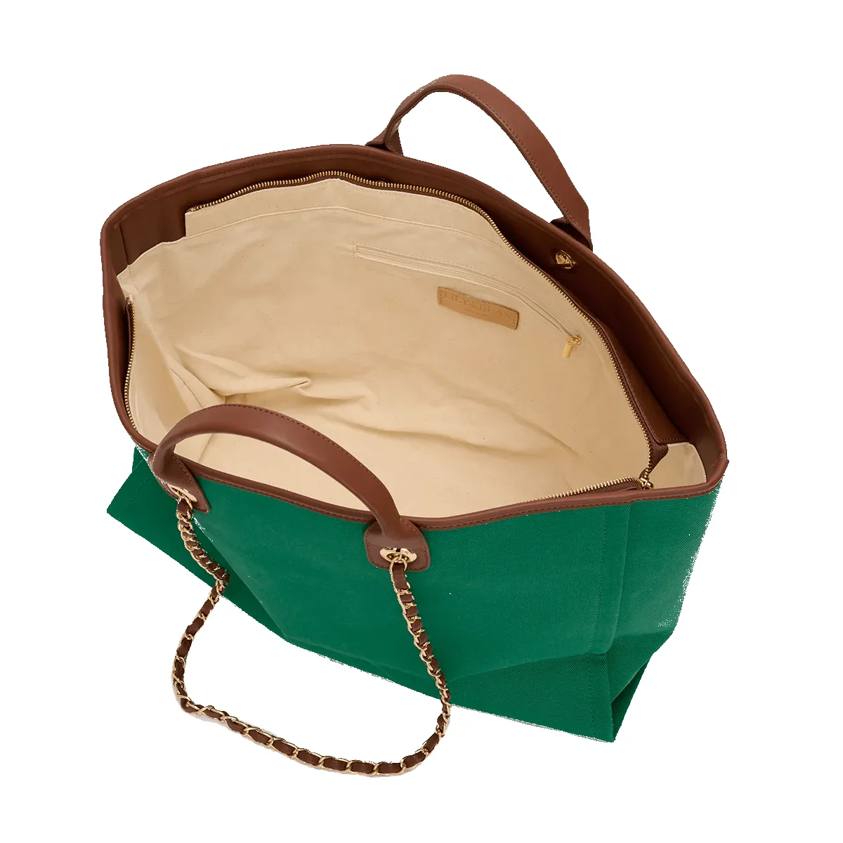 Tote and Ultimate Cosmetic Duo - Jade Green sold by Lily and Bean product image thumbnail 2