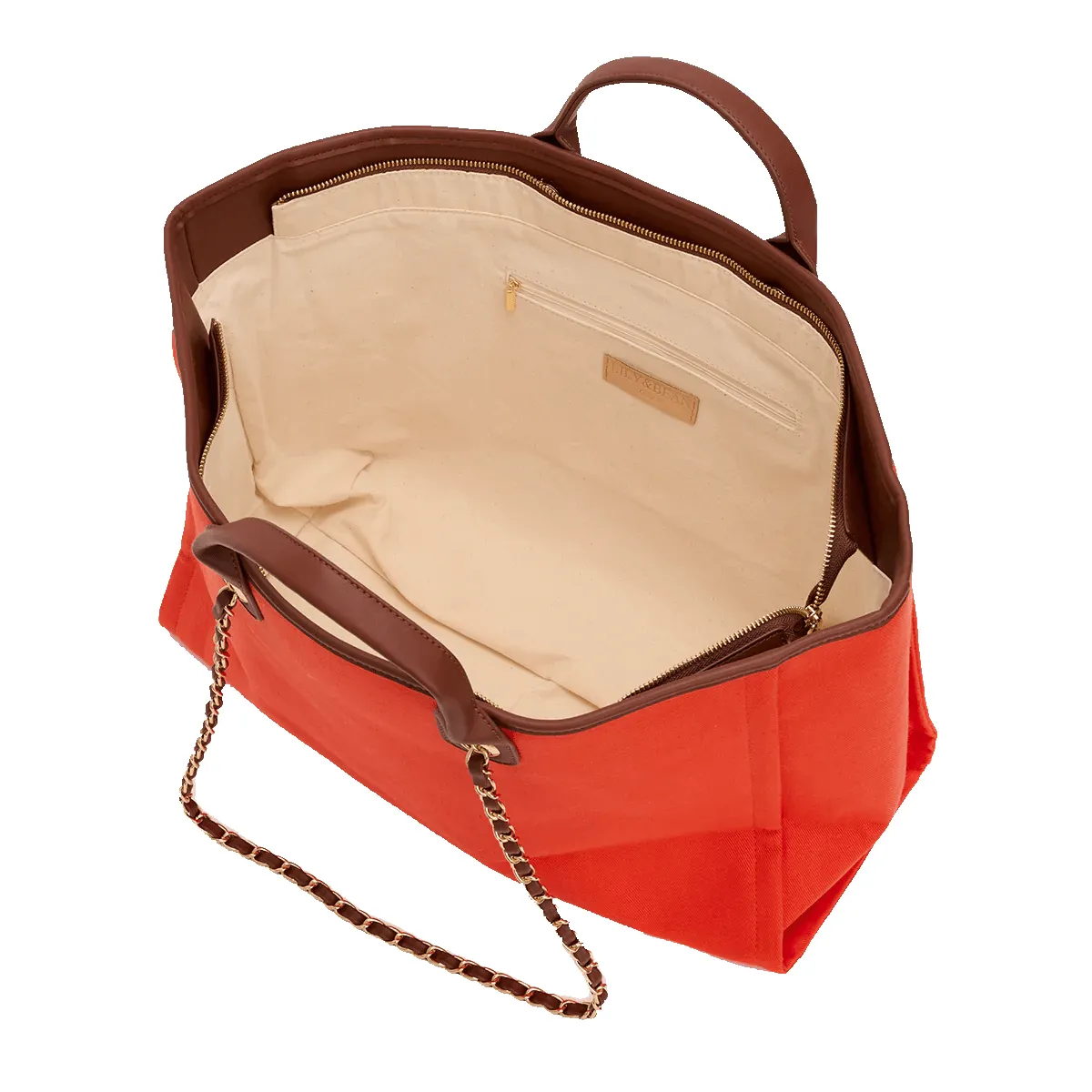 Tote and Ultimate Cosmetic Duo - Burnt Orange sold by Lily and Bean product image thumbnail 3