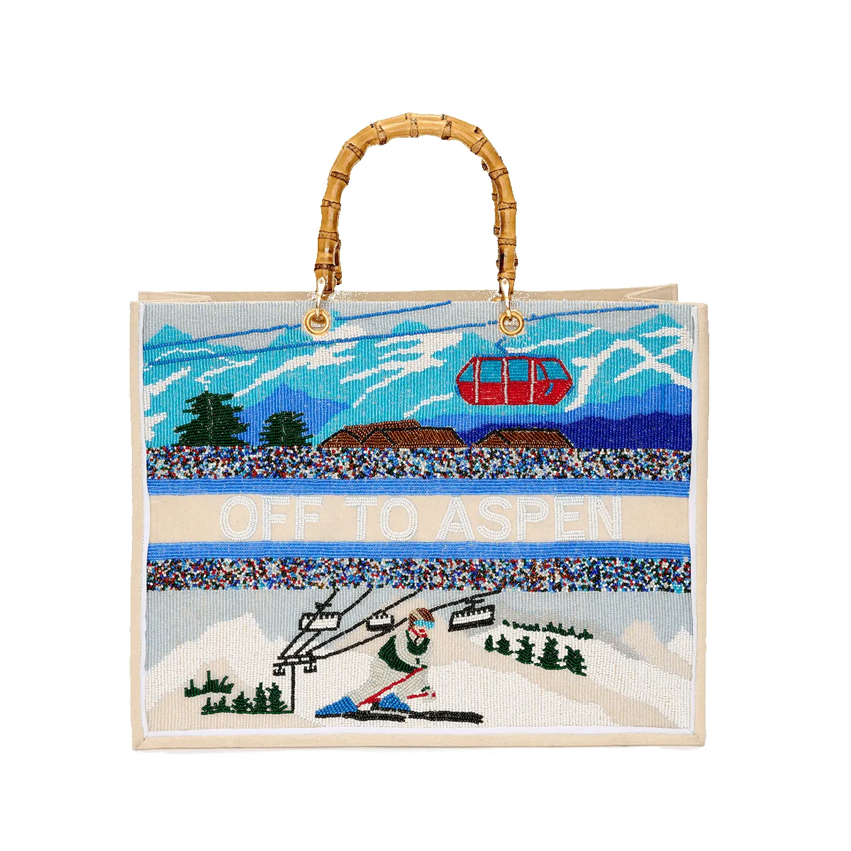 The Juliana Aspen Beaded Tote sold by Lily and Bean