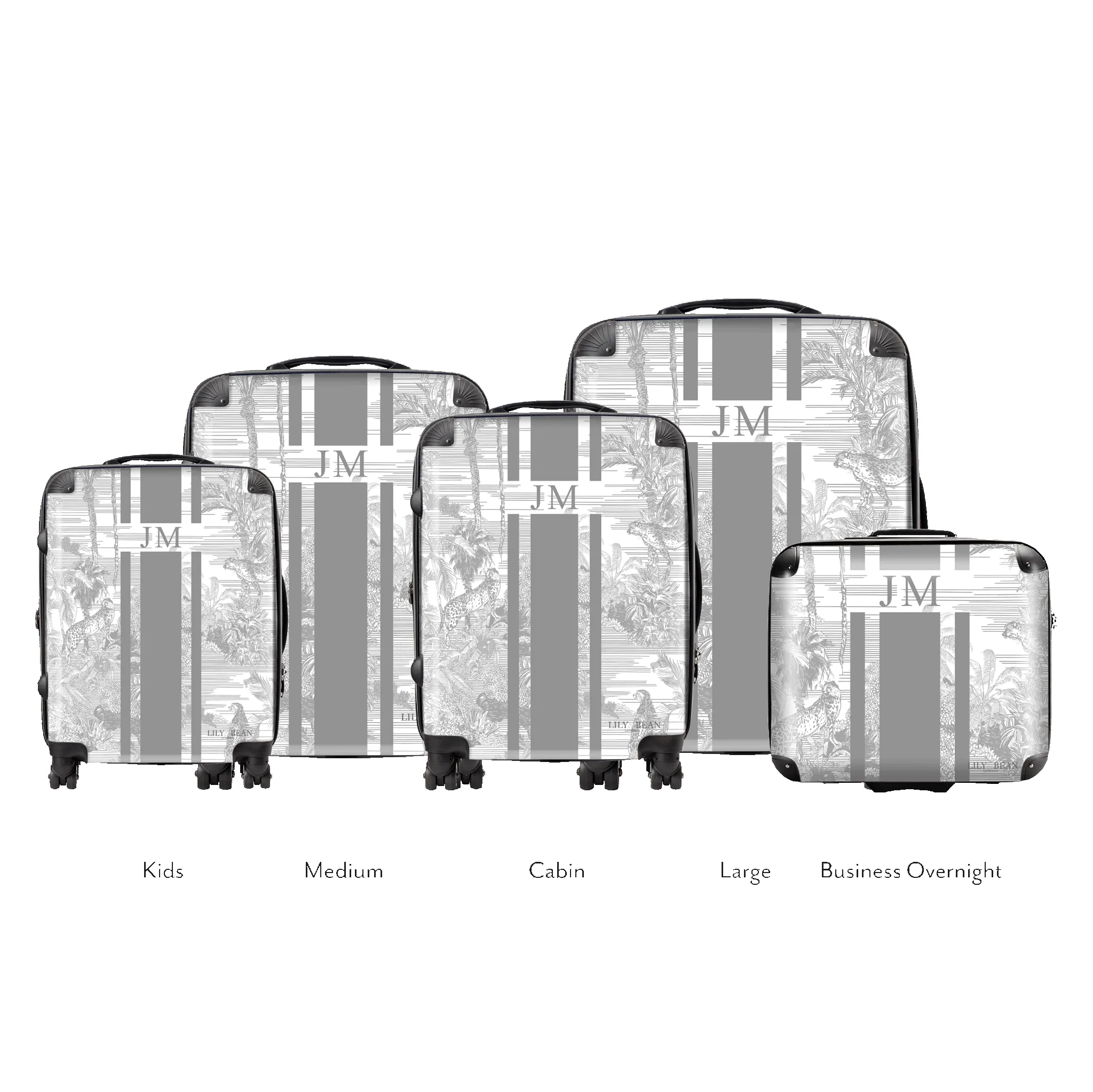 Luggage set (5 Luggage) - Tropical Grey sold by Lily and Bean