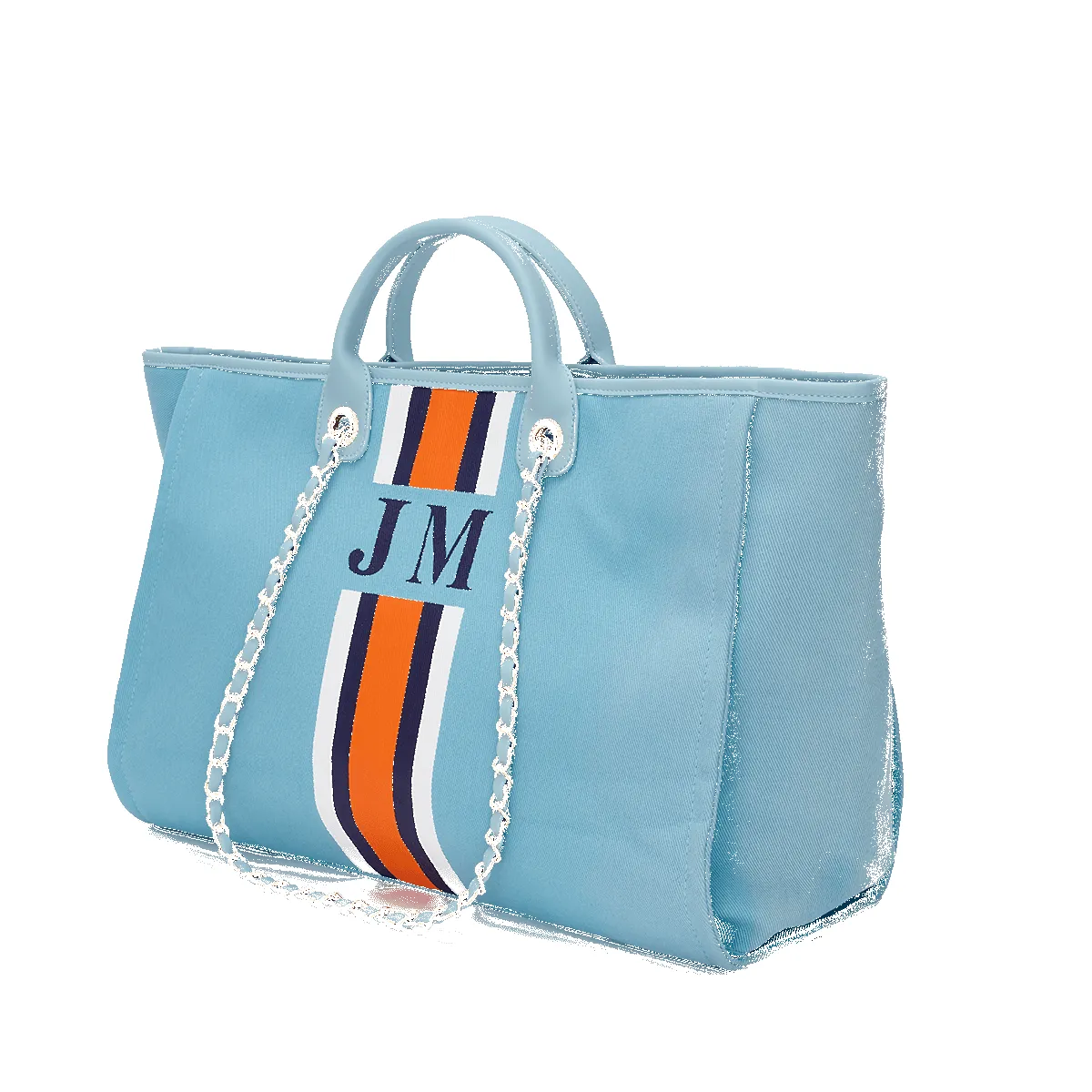 The Lily Canvas Tote - Poolside Blue sold by Lily and Bean product image thumbnail 2