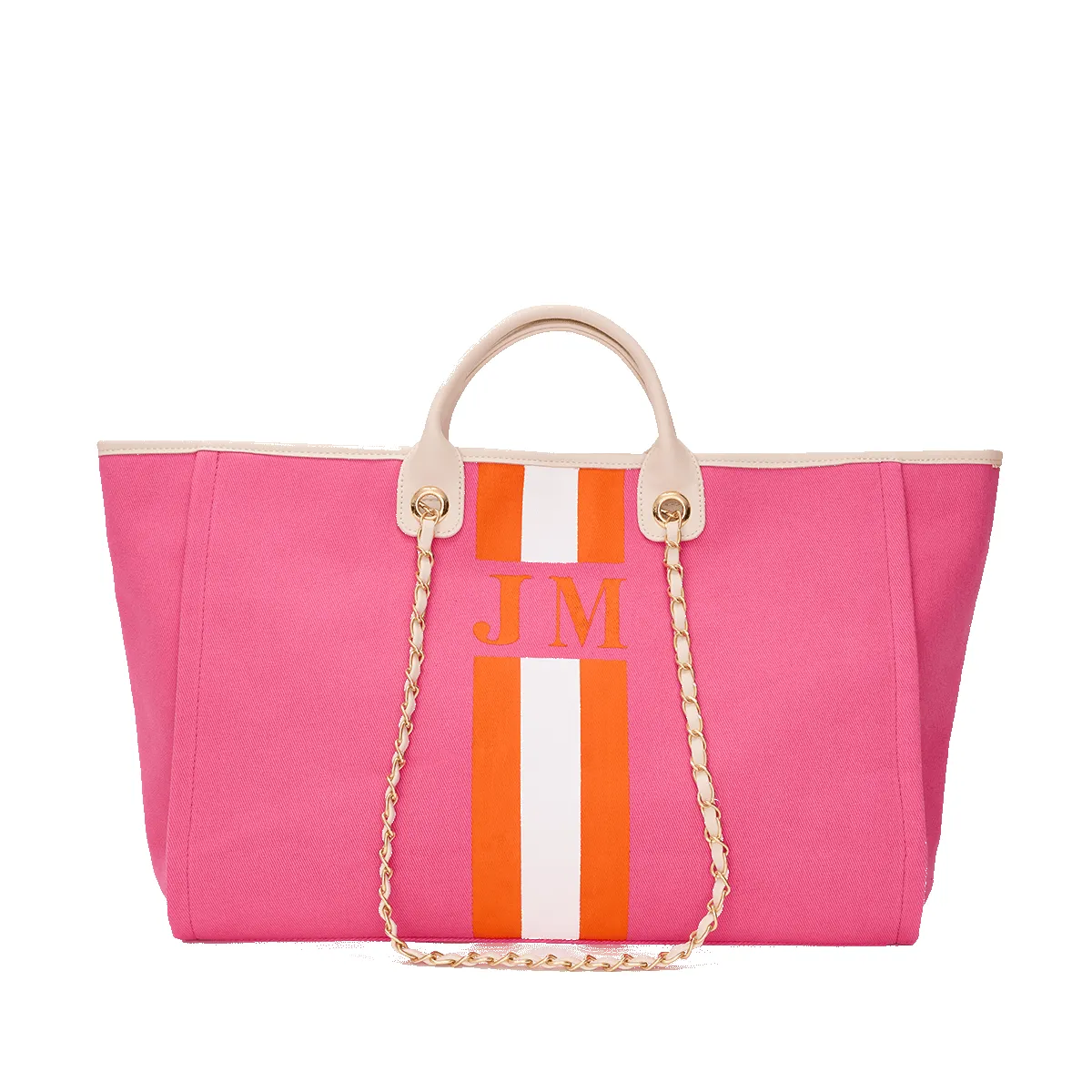 The Lily Canvas Tote - Hot Pink sold by Lily and Bean product image thumbnail 2
