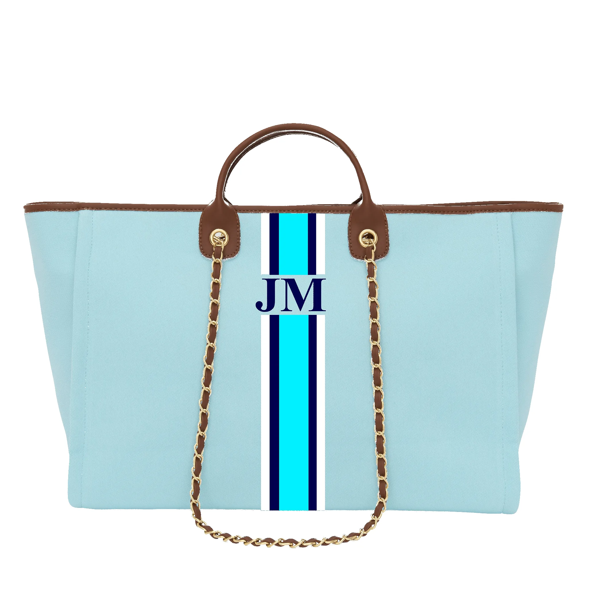 The Lily Canvas Tote - Sky Blue sold by Lily and Bean product image thumbnail 3