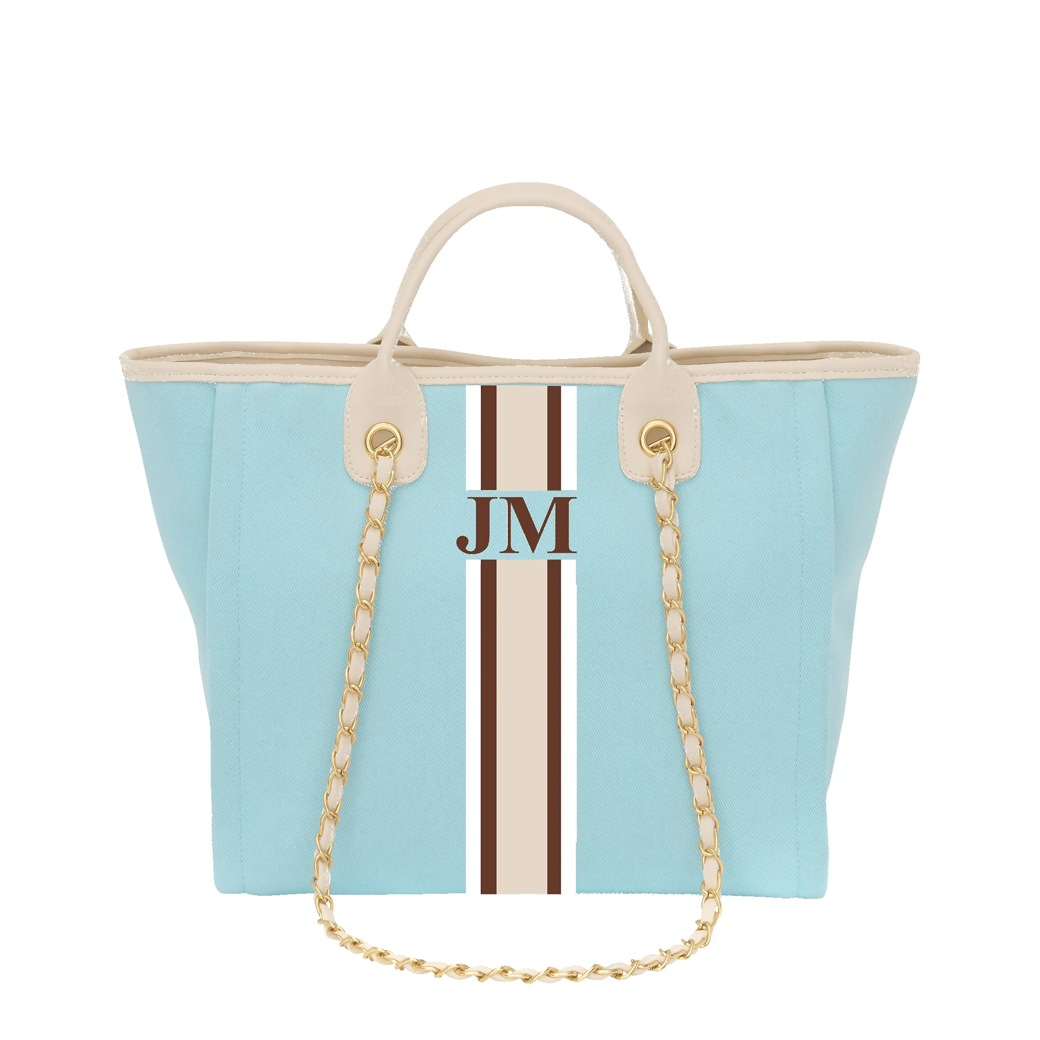 The Lily Canvas Tote - Sky Blue sold by Lily and Bean