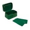 Leather Vanity Case - Emerald Green sold by Lily and Bean