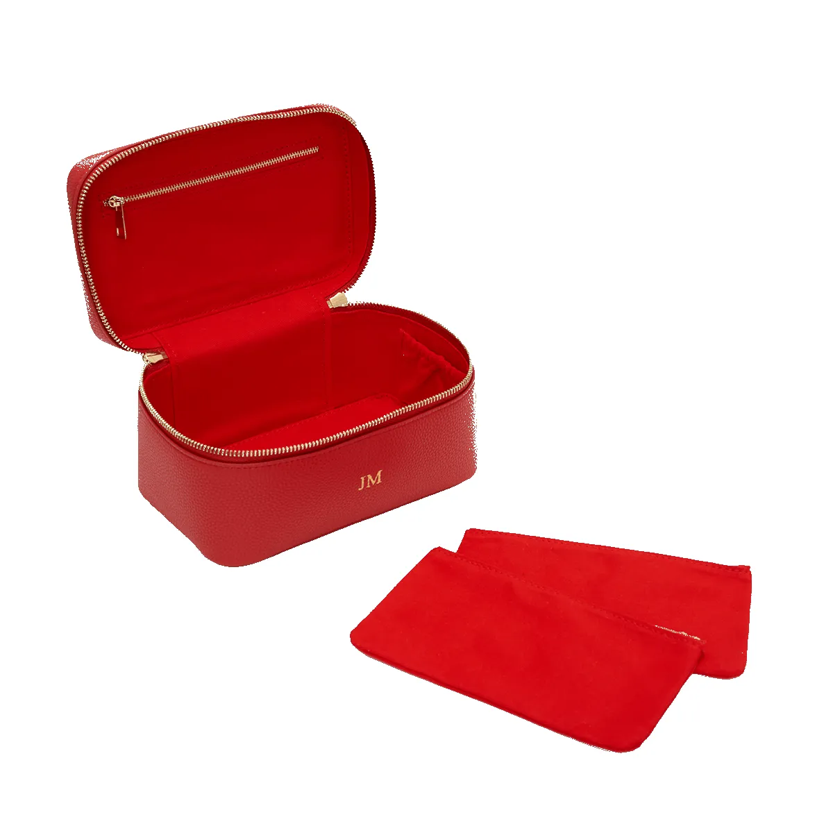 Leather Vanity Case - Red sold by Lily and Bean product image thumbnail 2
