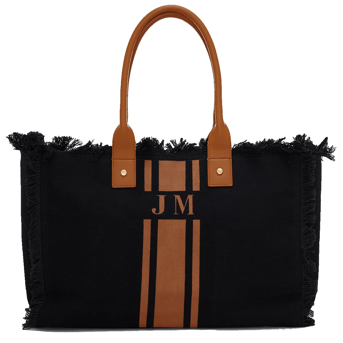 The Lily Fringe Tote - Black sold by Lily and Bean