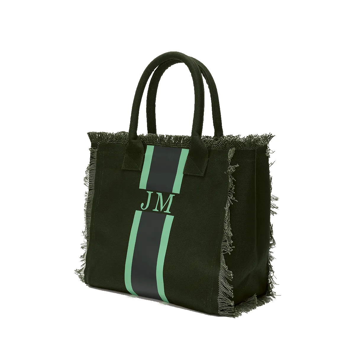 The Lily Fringe Tote - Army Green sold by Lily and Bean product image thumbnail 2