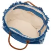 The Lily Fringe Tote - Denim sold by Lily and Bean