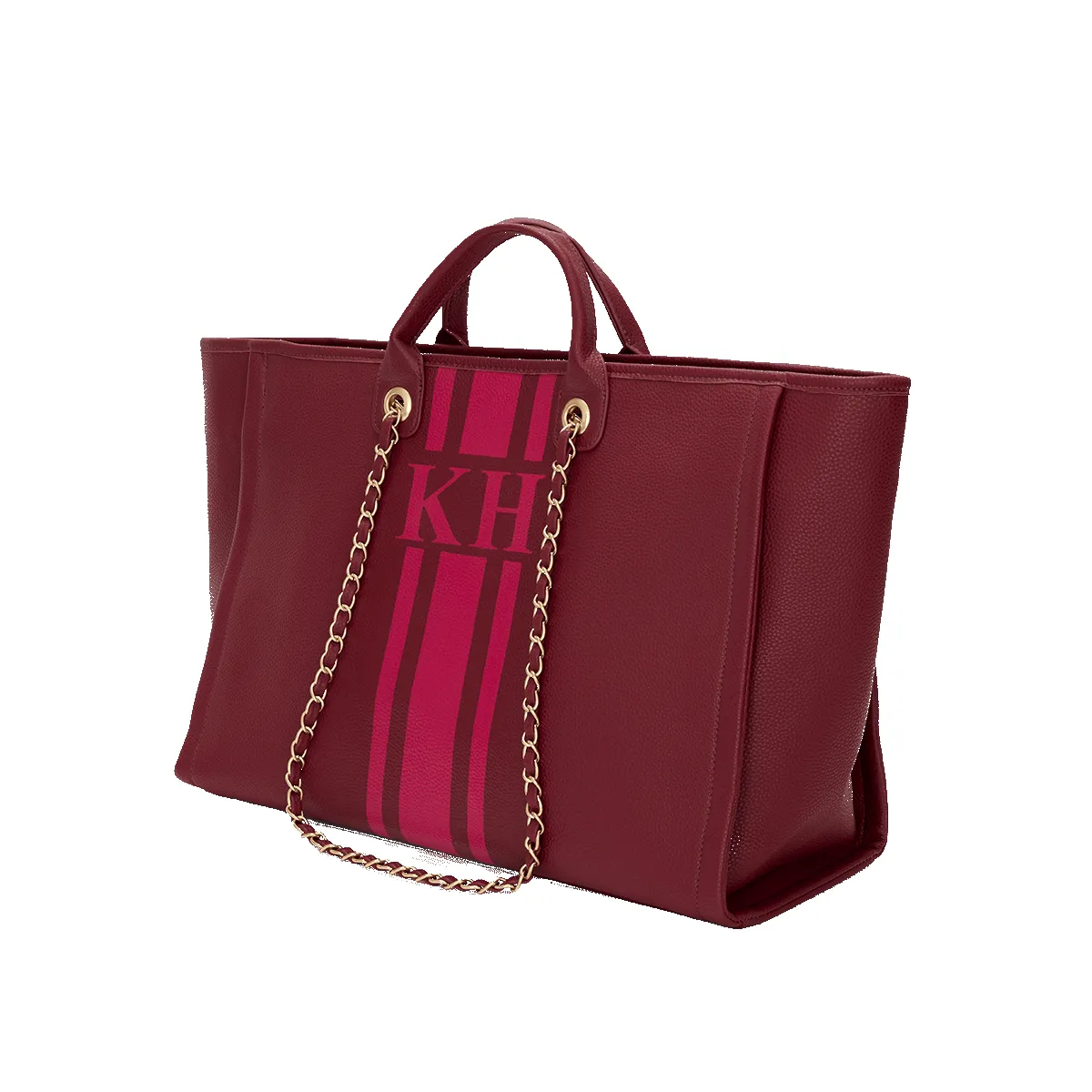 Athene Tote Bag - Burgundy sold by Lily and Bean product image thumbnail 3