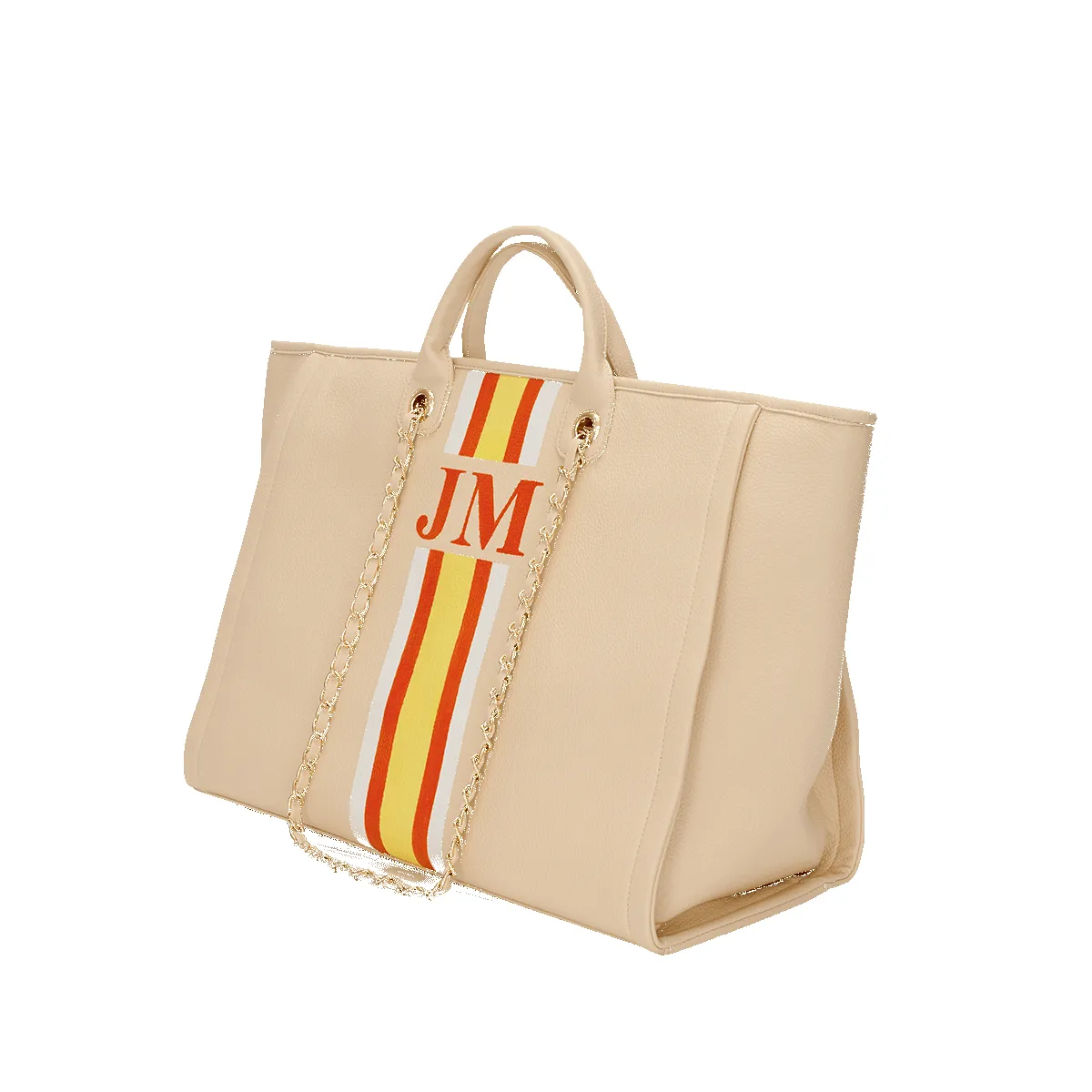 Athene Leather Tote Bag - Ivory sold by Lily and Bean product image thumbnail 4