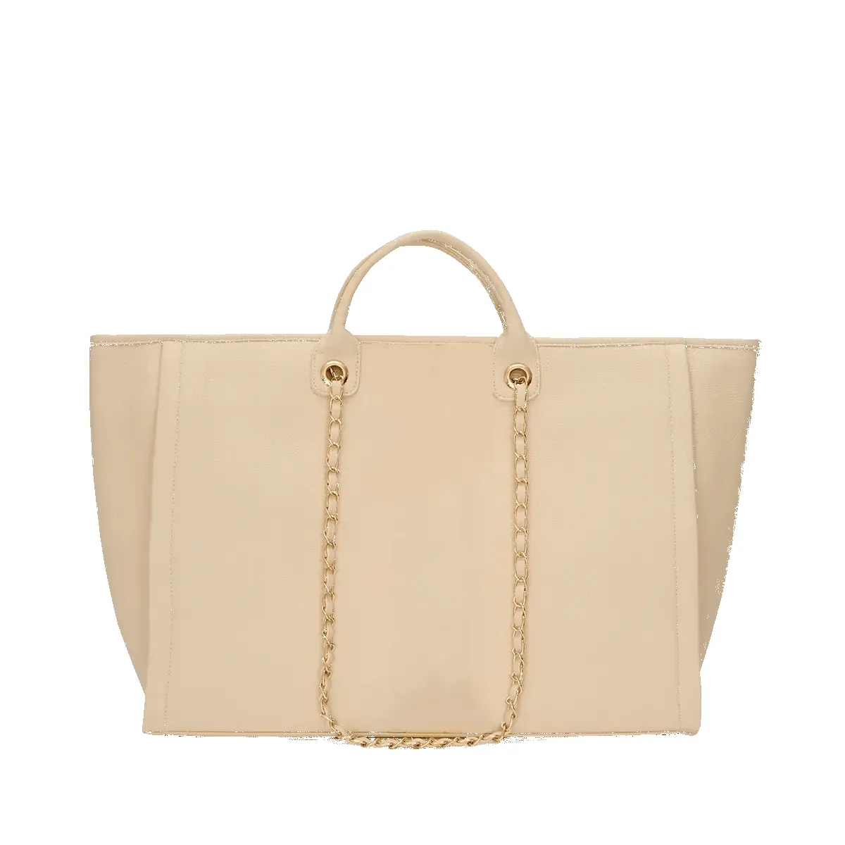 Athene Leather Tote Bag - Ivory sold by Lily and Bean