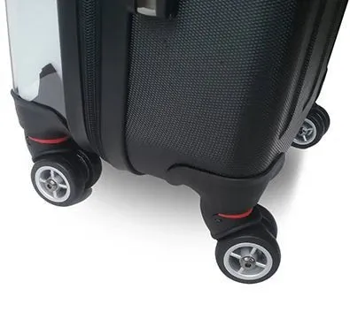 Tropical Print Hardshell Luggage - French Grey sold by Lily and Bean product image thumbnail 5