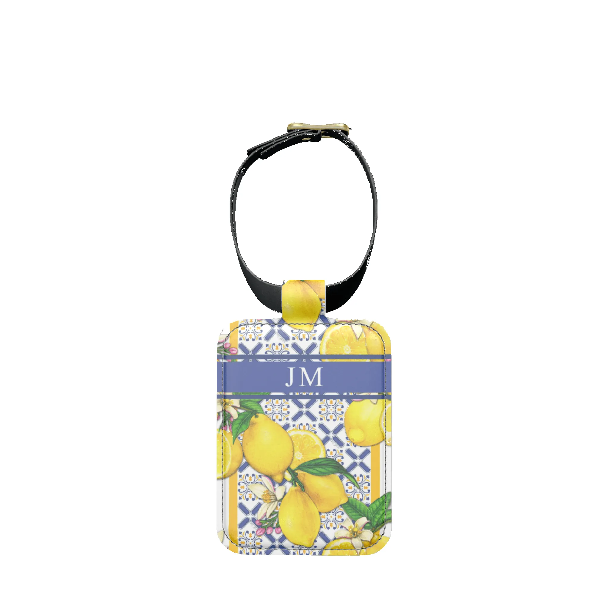 Printed Luggage Tag - Mediterranean sold by Lily and Bean product image thumbnail 2