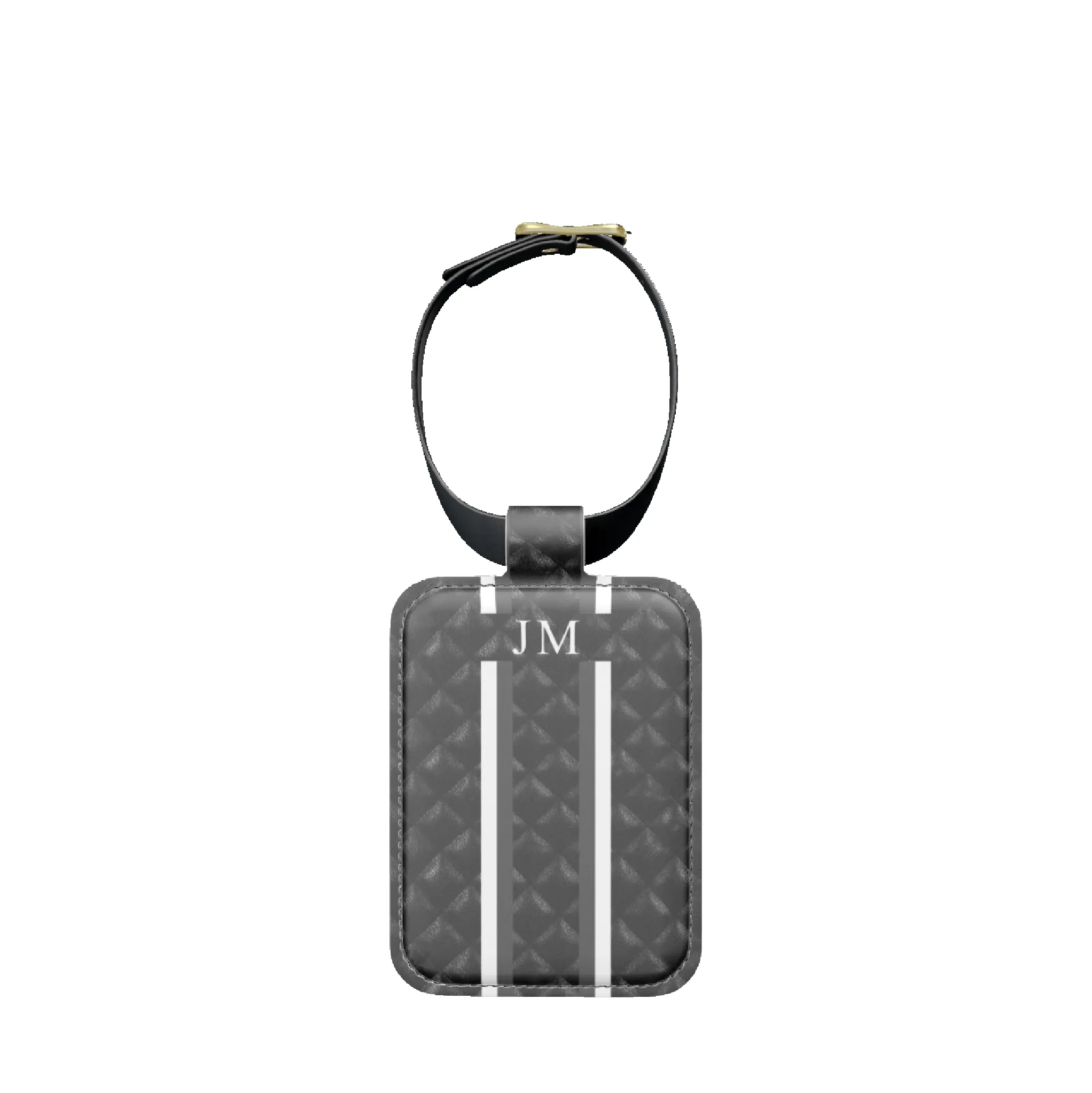 Luggage Tag - Black Quilted sold by Lily and Bean product image thumbnail 2