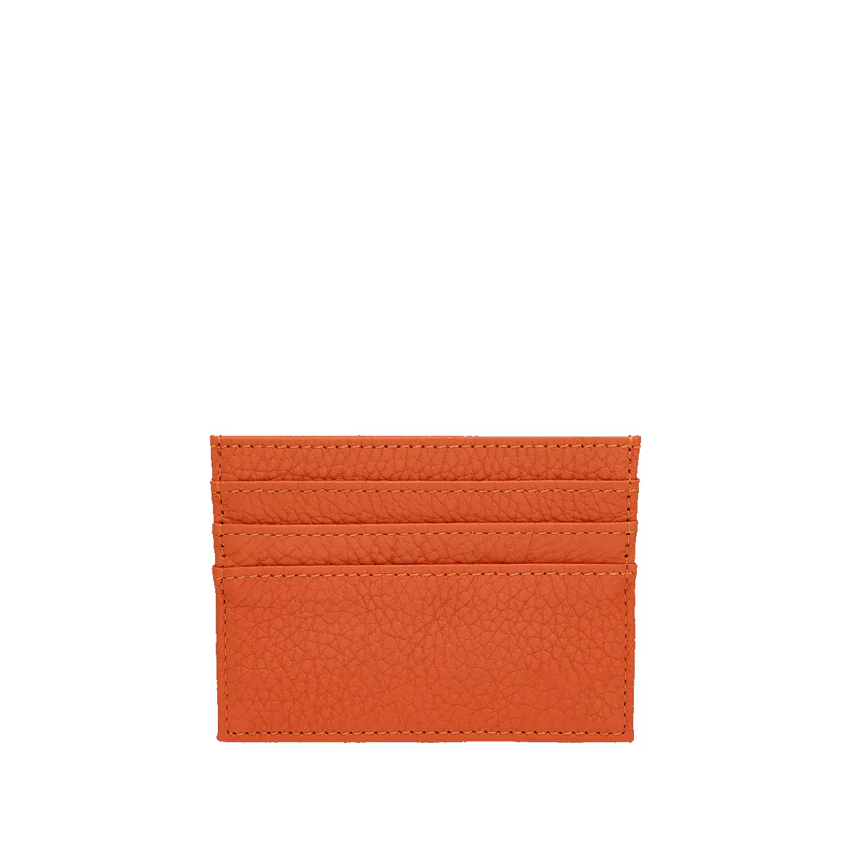 Leather Card Holder - Orange sold by Lily and Bean