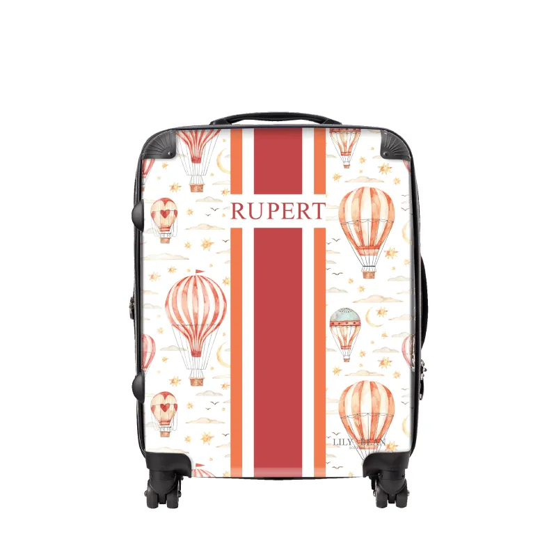 Balloon Hardshell Luggage - Red sold by Lily and Bean