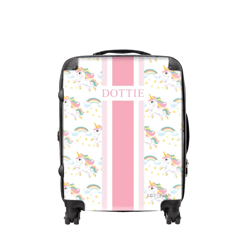 Unicorn Hardshell Luggage - Pink sold by Lily and Bean