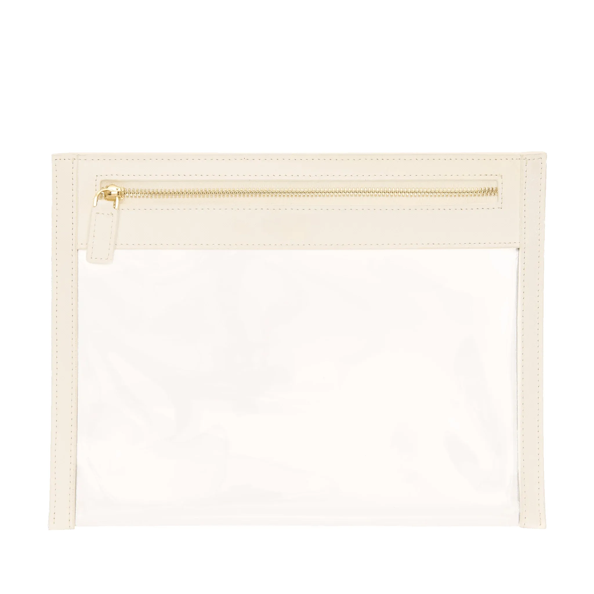 Clear Travel Pouch - Ivory sold by Lily and Bean