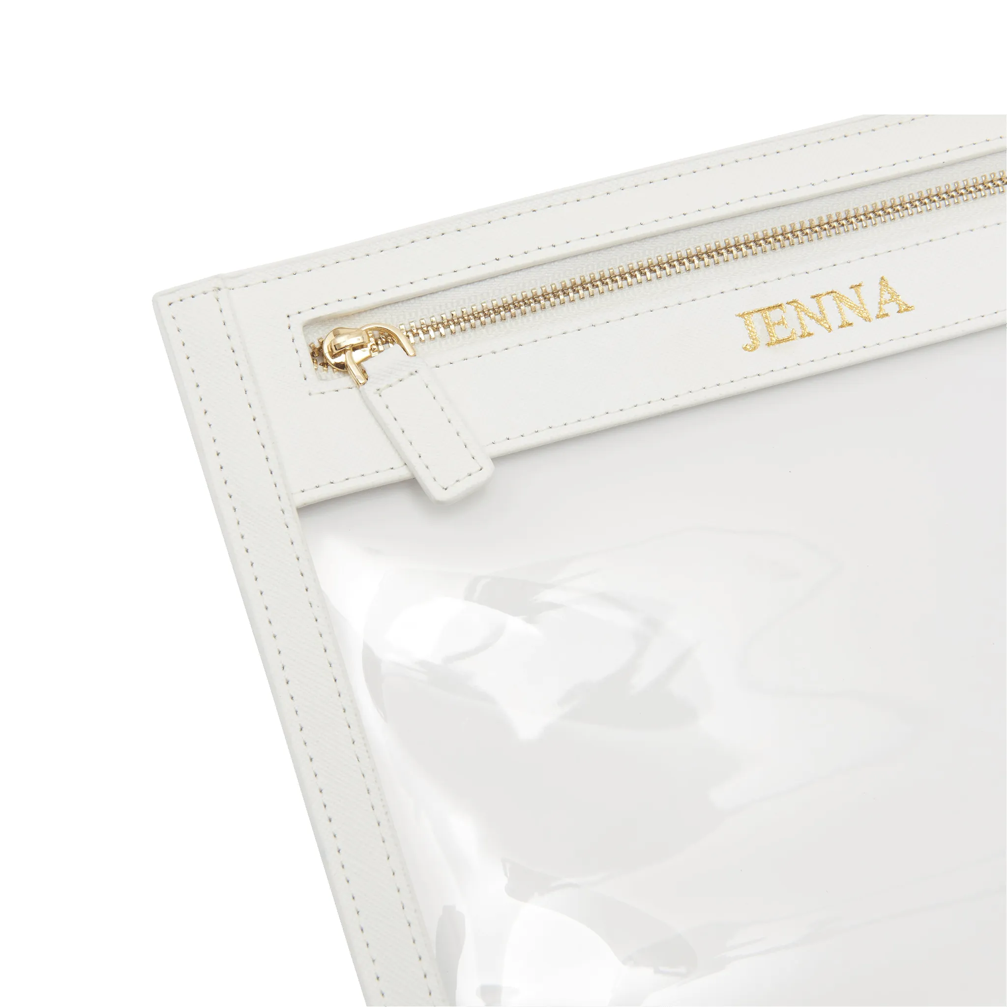 Clear Travel Pouch - Ivory sold by Lily and Bean product image thumbnail 3