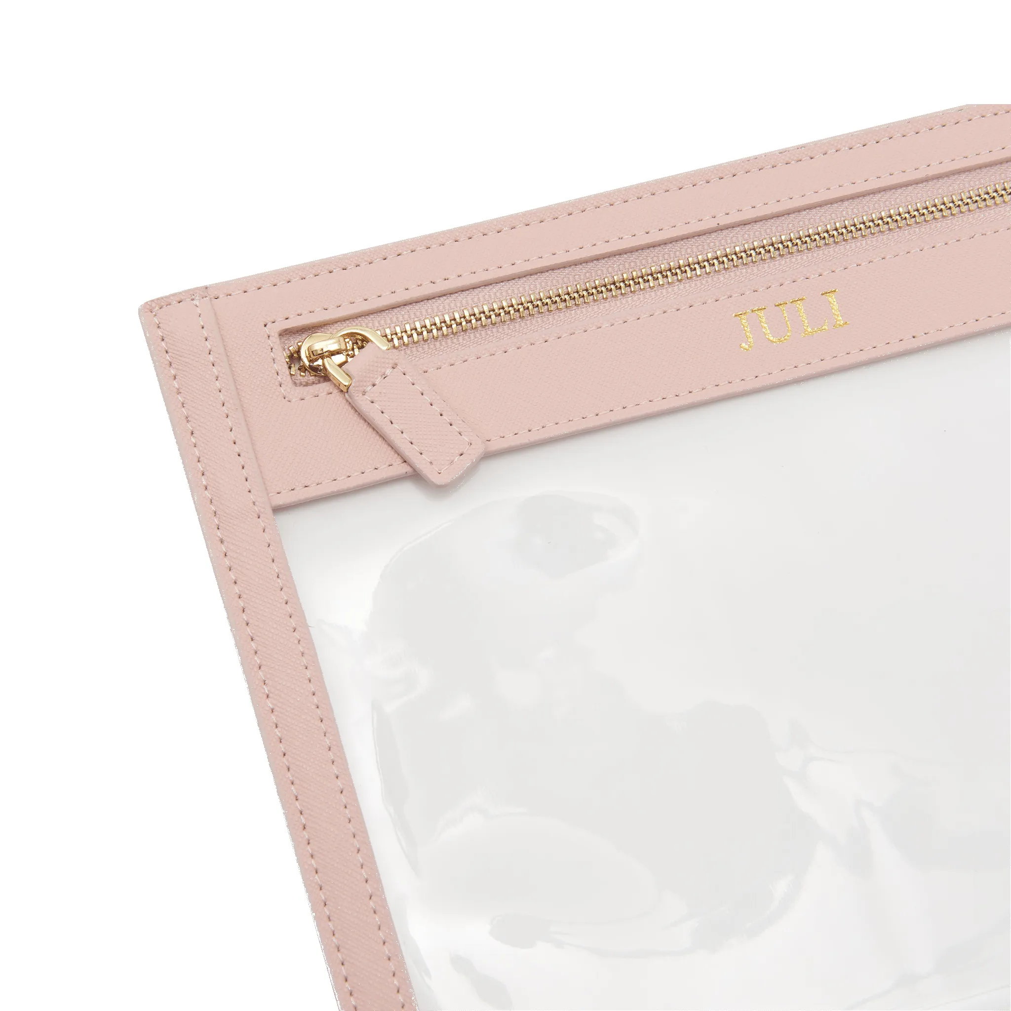 Clear Travel Pouch - Pale Pink sold by Lily and Bean product image thumbnail 3