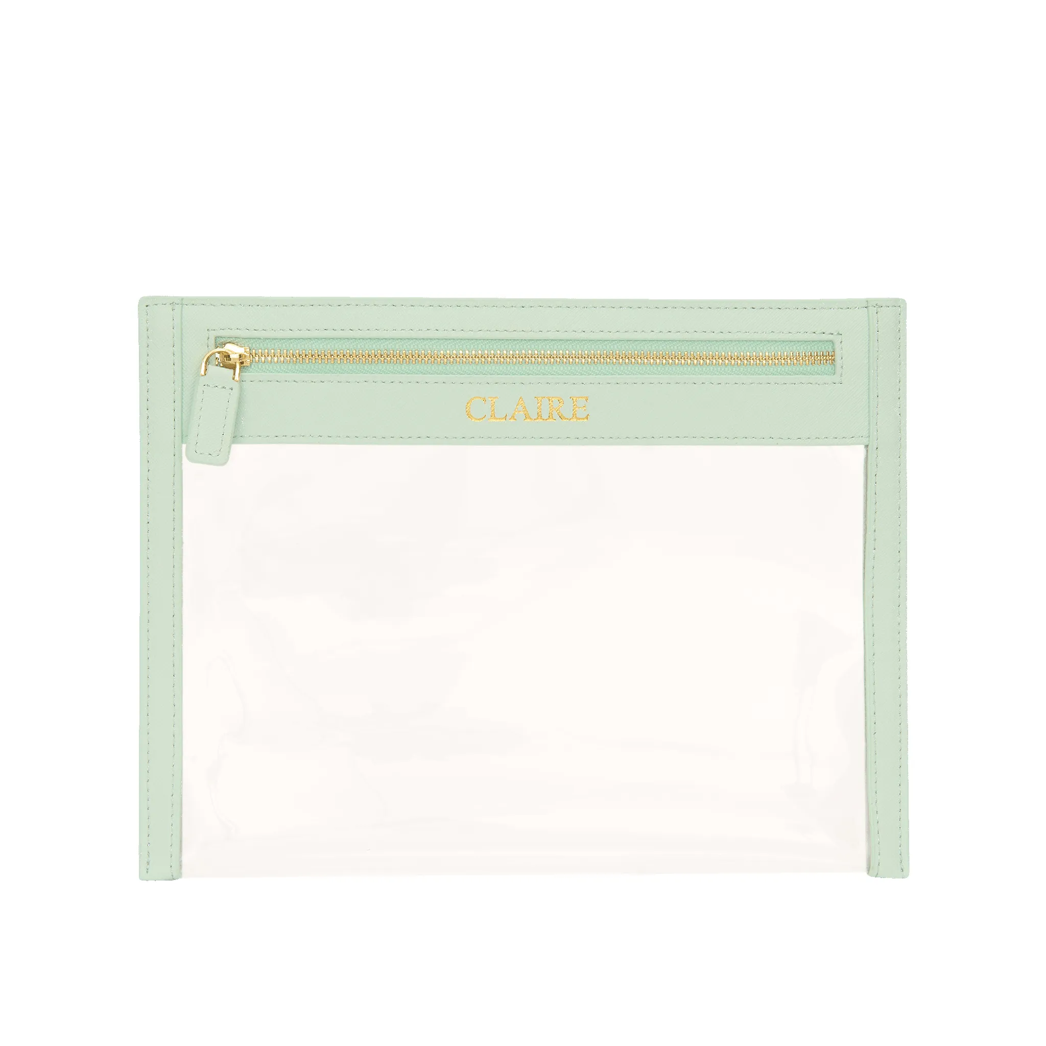 Clear Travel Pouch - Mint Green sold by Lily and Bean product image thumbnail 2