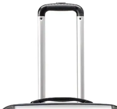 Woven Style Hardshell Luggage - Black sold by Lily and Bean product image thumbnail 3