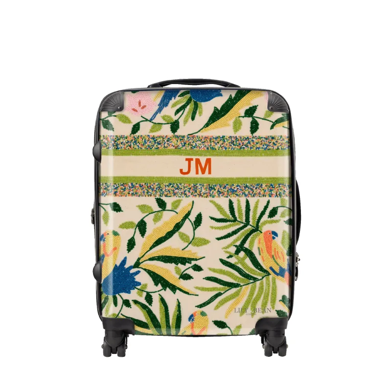 Juliana Beaded Luggage - Lovebirds sold by Lily and Bean