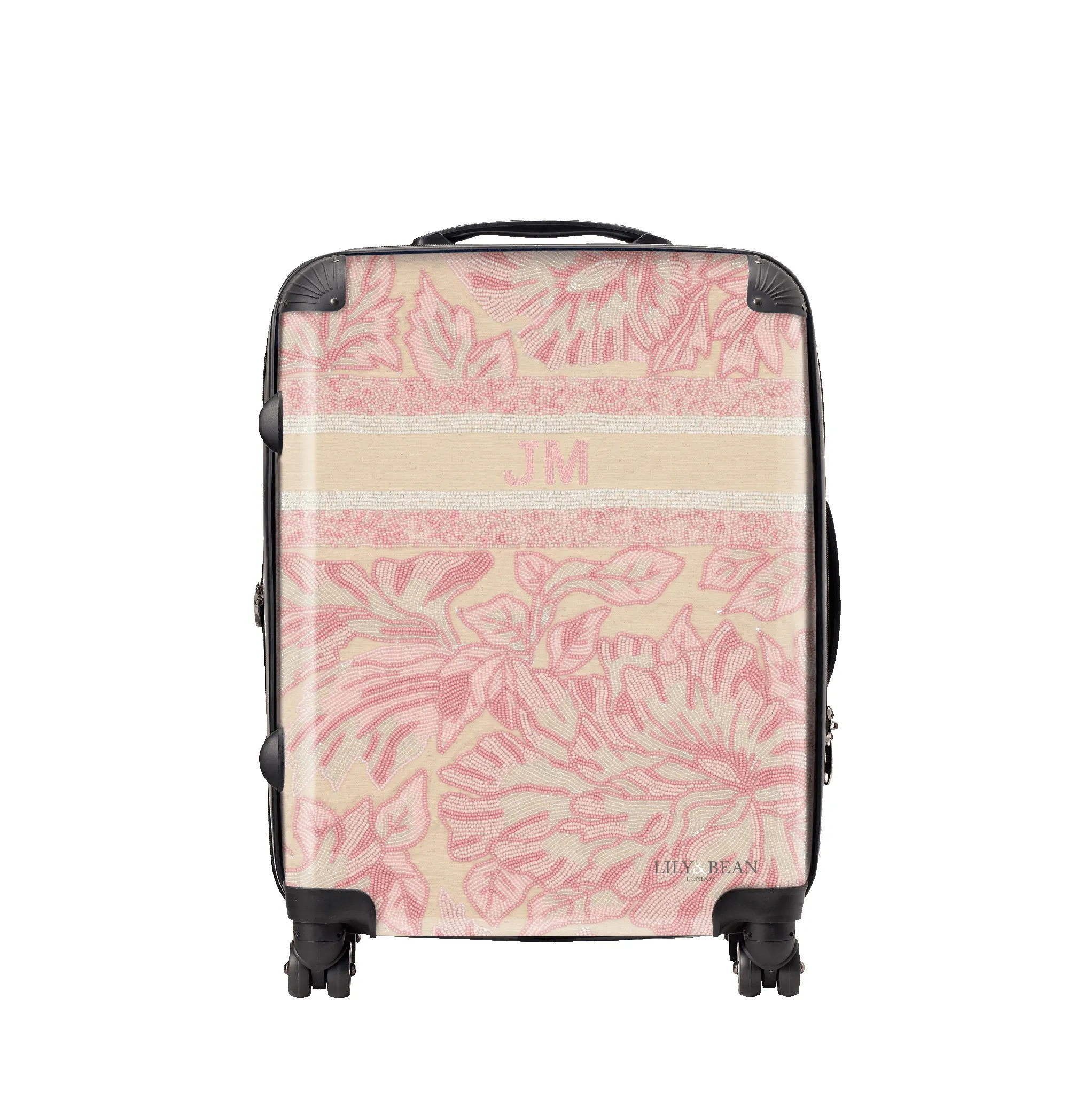 Juliana Beaded Luggage - Tropical Pink sold by Lily and Bean