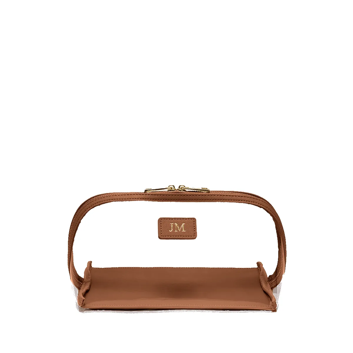 Clear Make-up Bag - Tan sold by Lily and Bean product image thumbnail 2