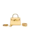 Mini Evie Bag - Gold sold by Lily and Bean