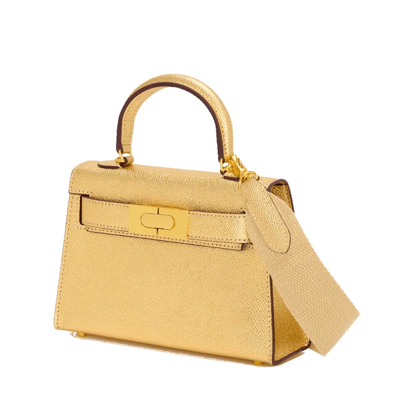 Mini Evie Bag - Gold sold by Lily and Bean