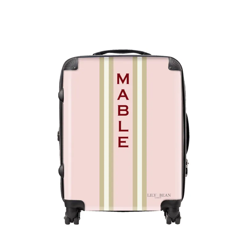 Maverick Hardshell Luggage - Pink sold by Lily and Bean