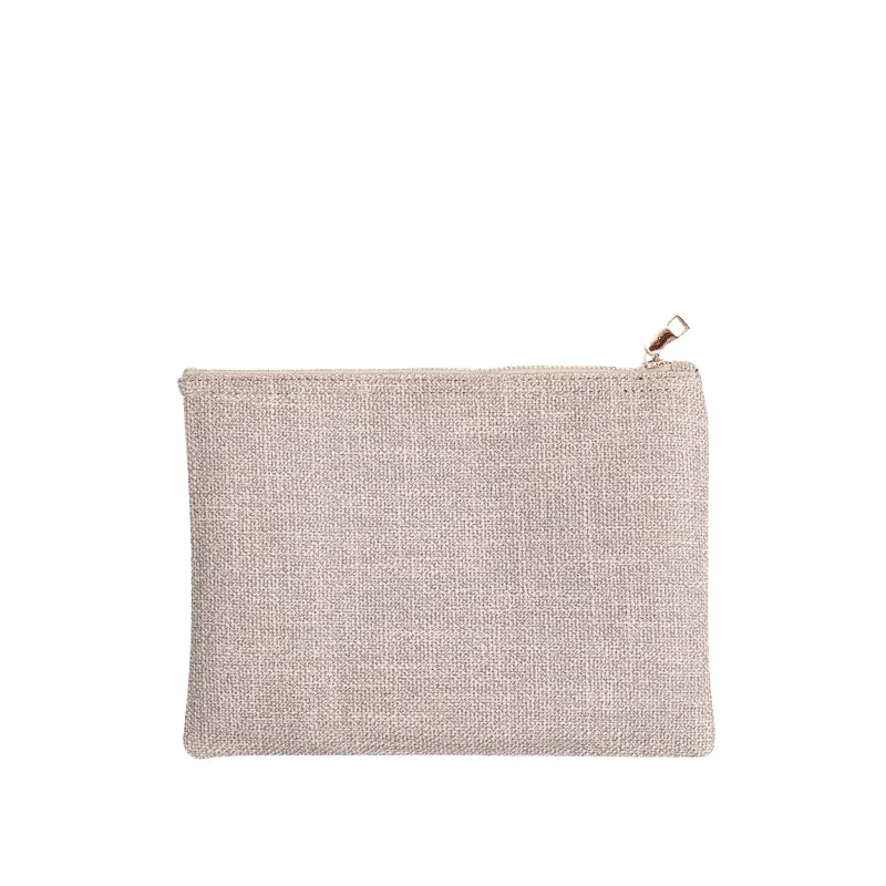 Lily Canvas Make-up Bag - Soft Fawn sold by Lily and Bean