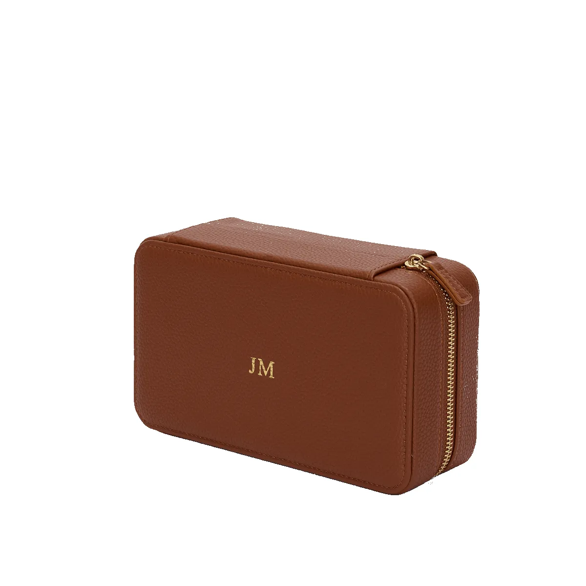 Leather Jewellery Box - Tan sold by Lily and Bean product image thumbnail 2