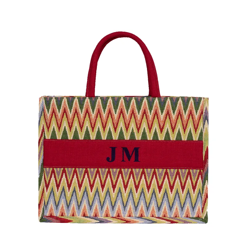 Ziggy Canvas Tote - Orange sold by Lily and Bean