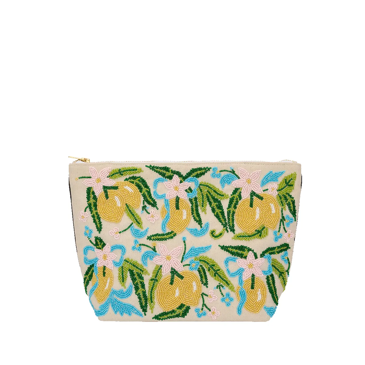 The Amalfi Beaded Cosmetic Bag sold by Lily and Bean