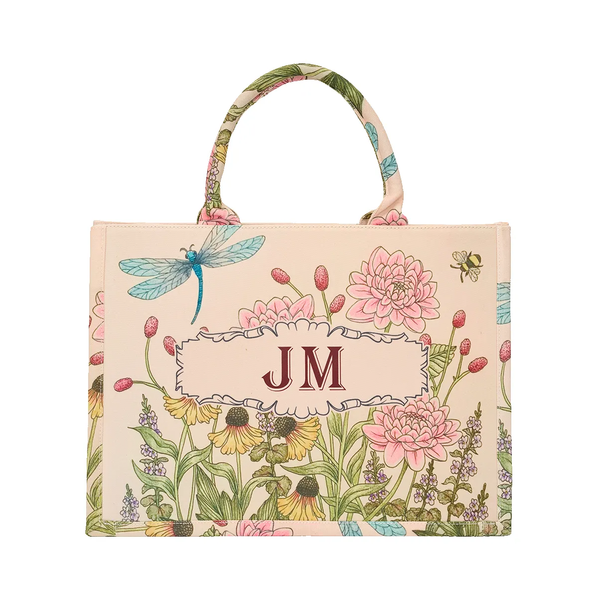 Wild Flower Canvas Tote sold by Lily and Bean