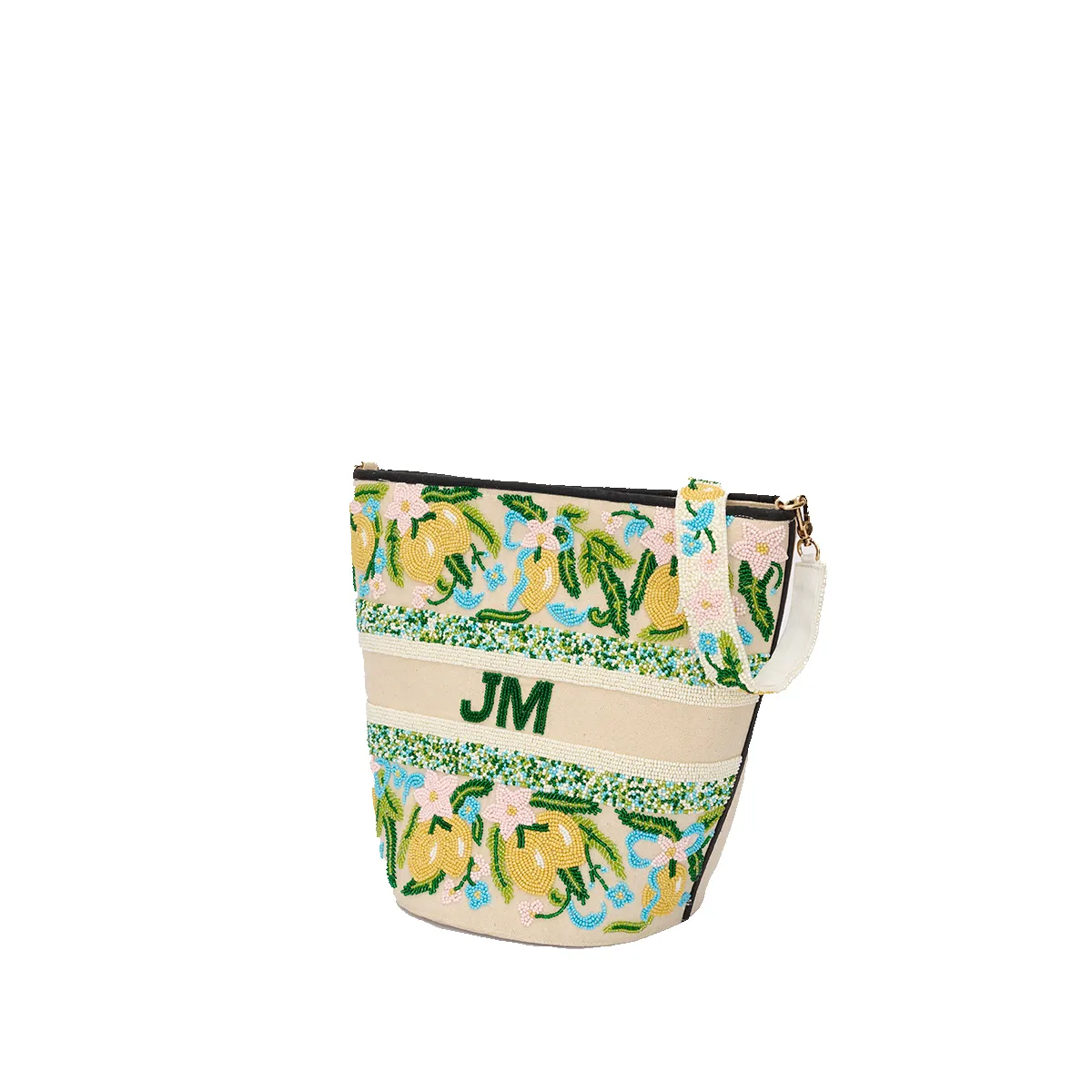 The Beaded Bucket Bag - Amalfi sold by Lily and Bean product image thumbnail 2