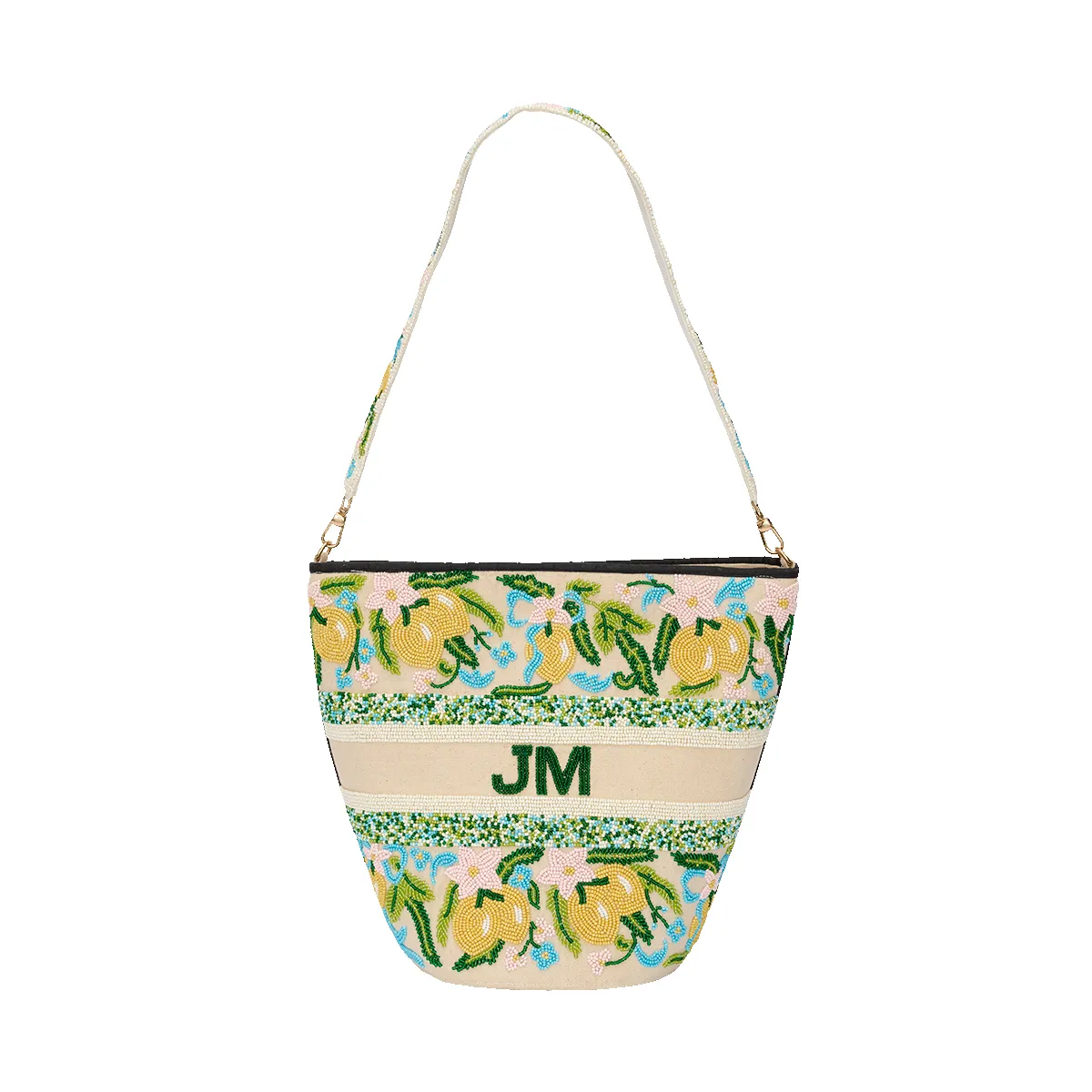 The Beaded Bucket Bag - Amalfi sold by Lily and Bean