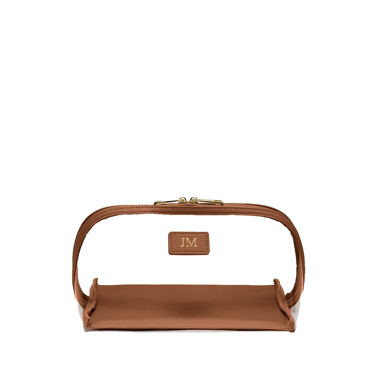 L&B - Transparent Makeup Holder - Tan sold by Lily and Bean product image thumbnail 2