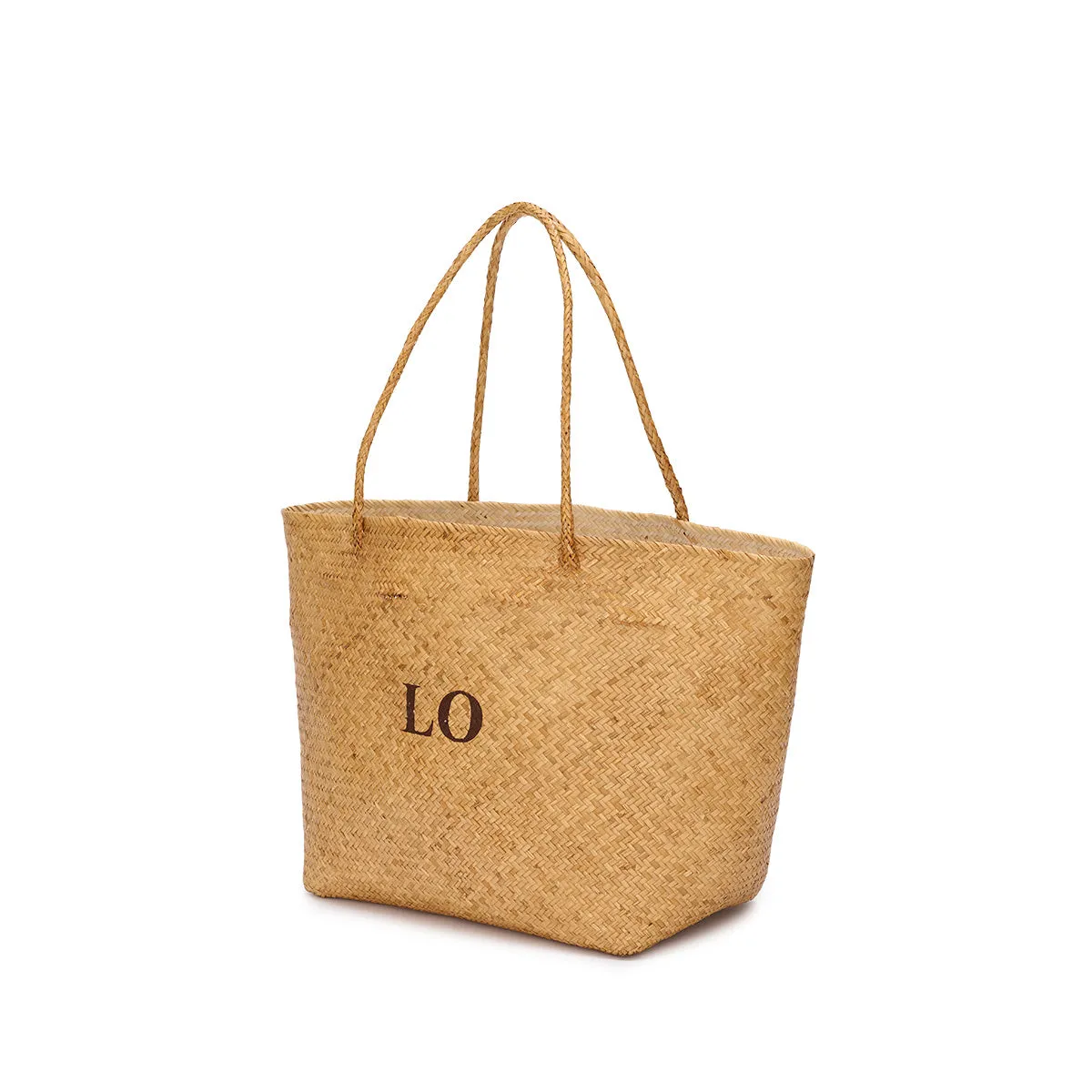 The Dark Straw Beach Tote sold by Lily and Bean product image thumbnail 2