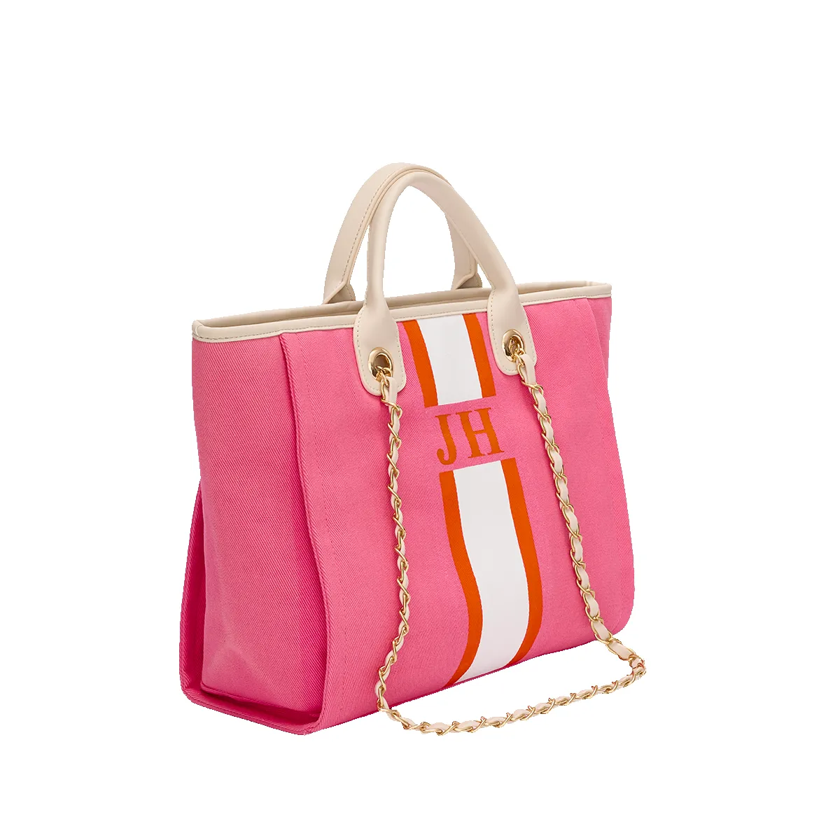 The Lily Canvas Tote - Hot Pink - Medium sold by Lily and Bean product image thumbnail 2