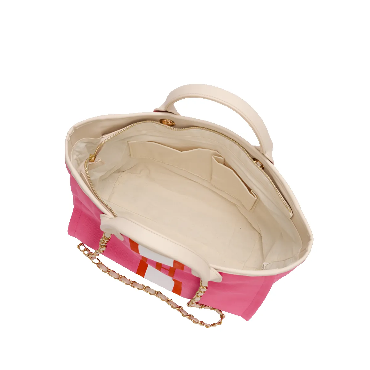 The Lily Canvas Tote - Hot Pink - Medium sold by Lily and Bean product image thumbnail 3