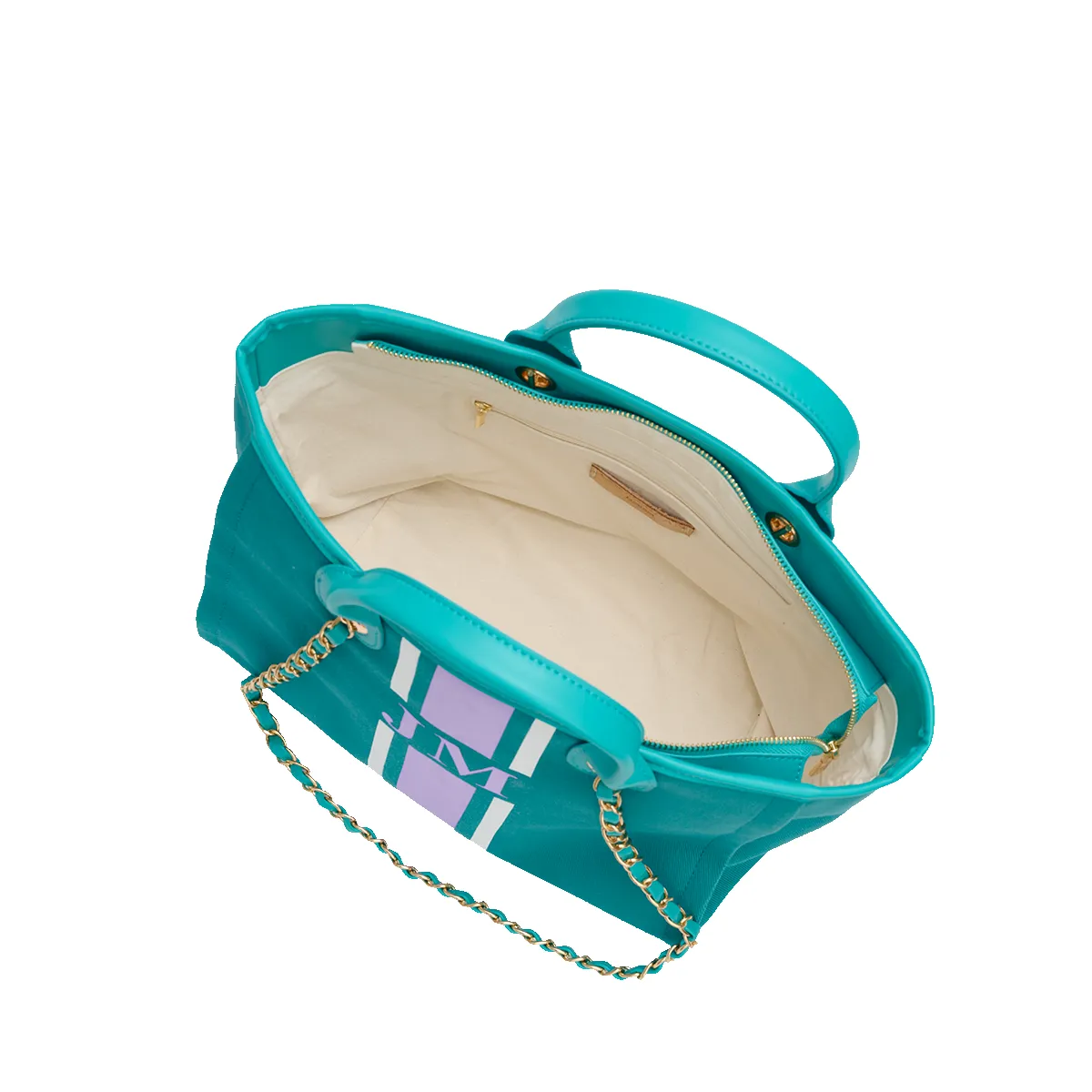 The Lily Canvas Tote - Teal - Medium sold by Lily and Bean product image thumbnail 3