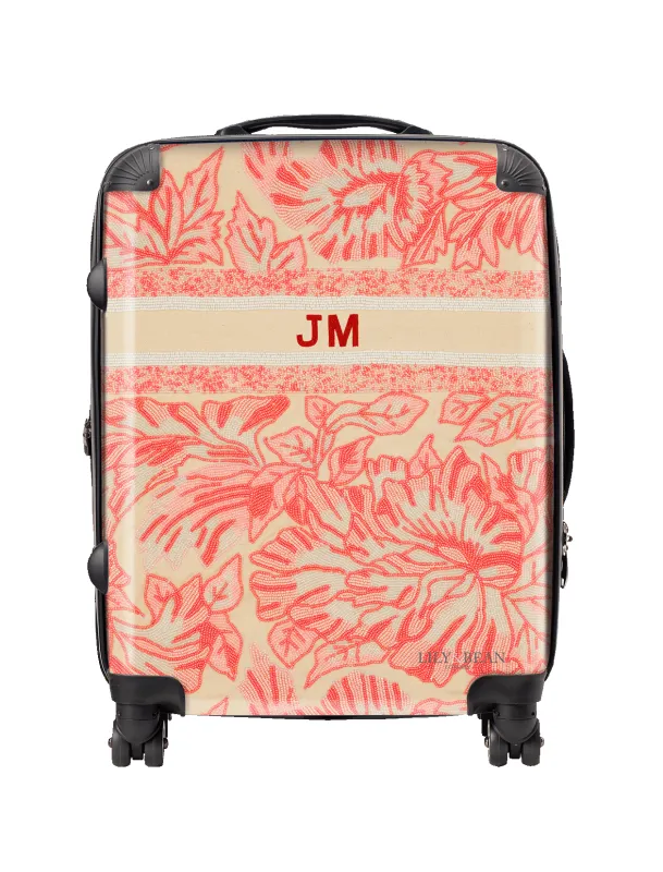 Hardshell Luggage - Juliana Tropical Orange made by Lily and Bean