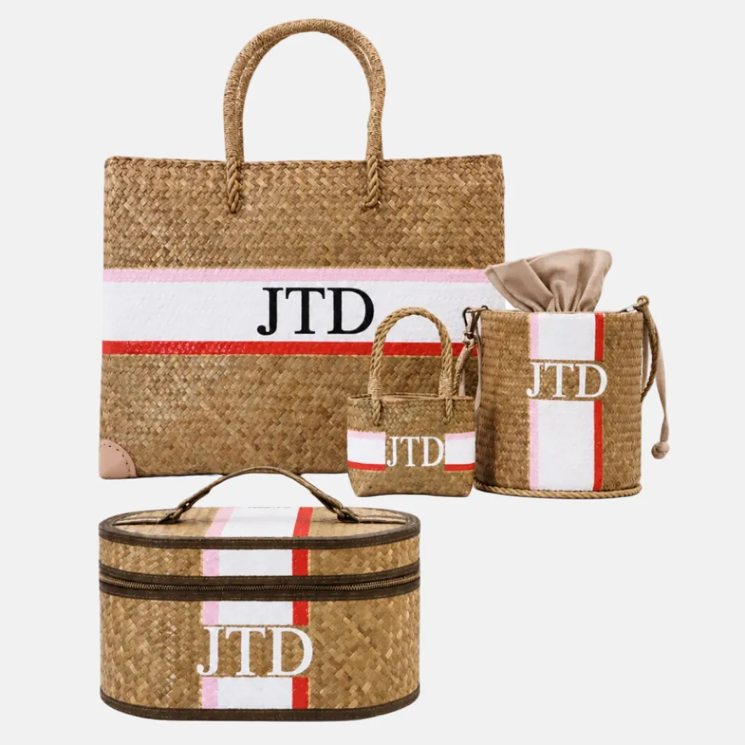 Straw Bucket Bag sold by Lily and Bean product image thumbnail 2
