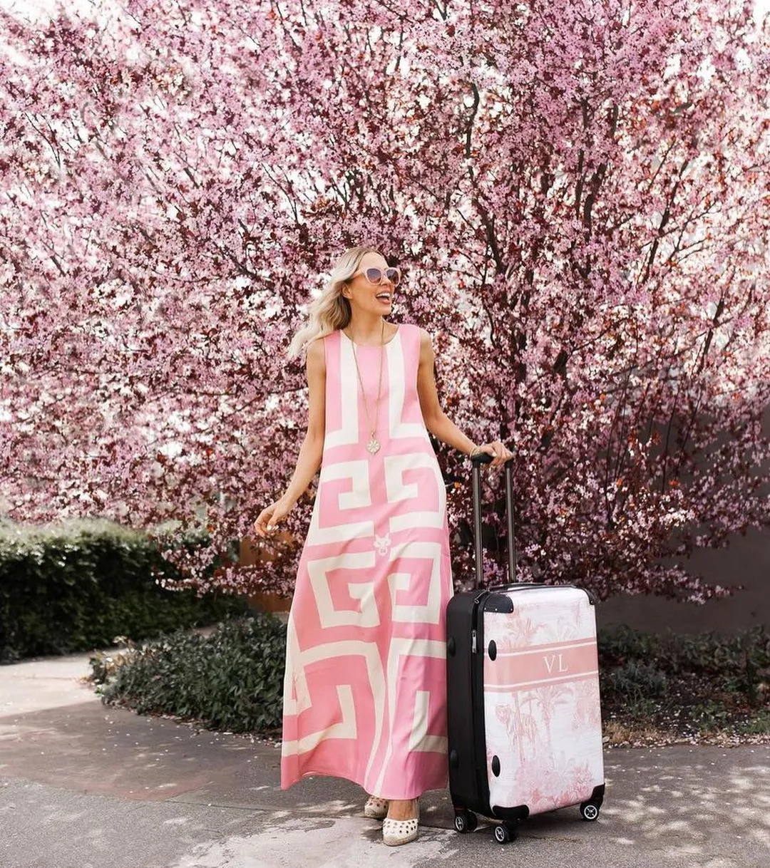 Isabella Pastel Pink Luggage sold by Lily and Bean product image thumbnail 2